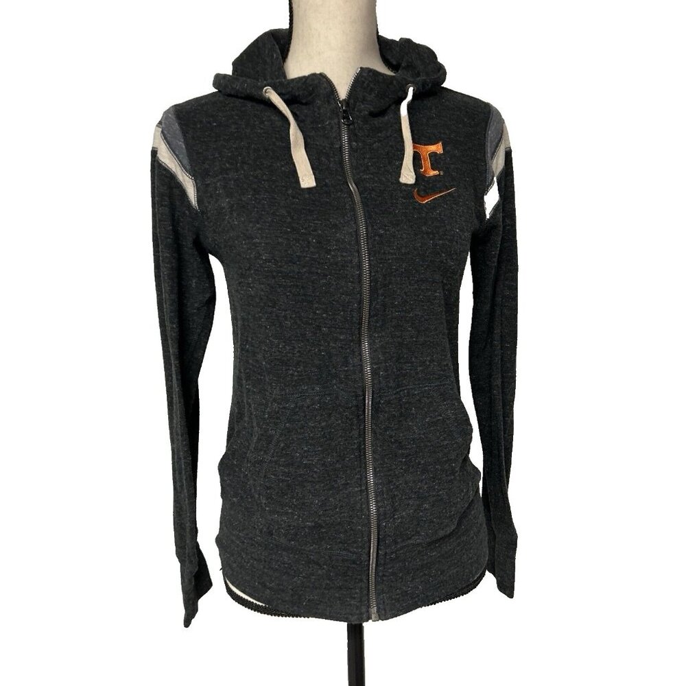 Nike Tennessee UT Football Full Zip Women’s S Hoodie Sweatshirt Gray